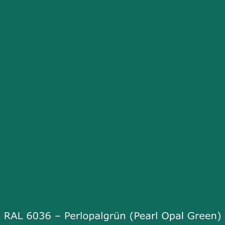 Badrückwand Einfarbig RAL 6036 Perlopalgrün