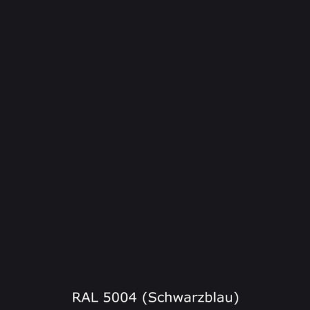 Badrückwand Einfarbig RAL 5004 Schwarzblau