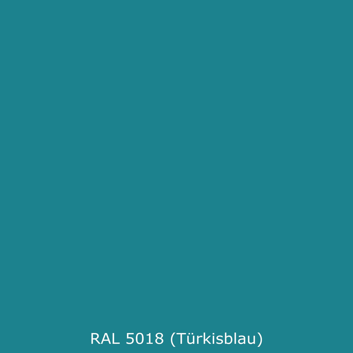 Badewannenverkleidung Einfarbig RAL 5018 Türkisblau