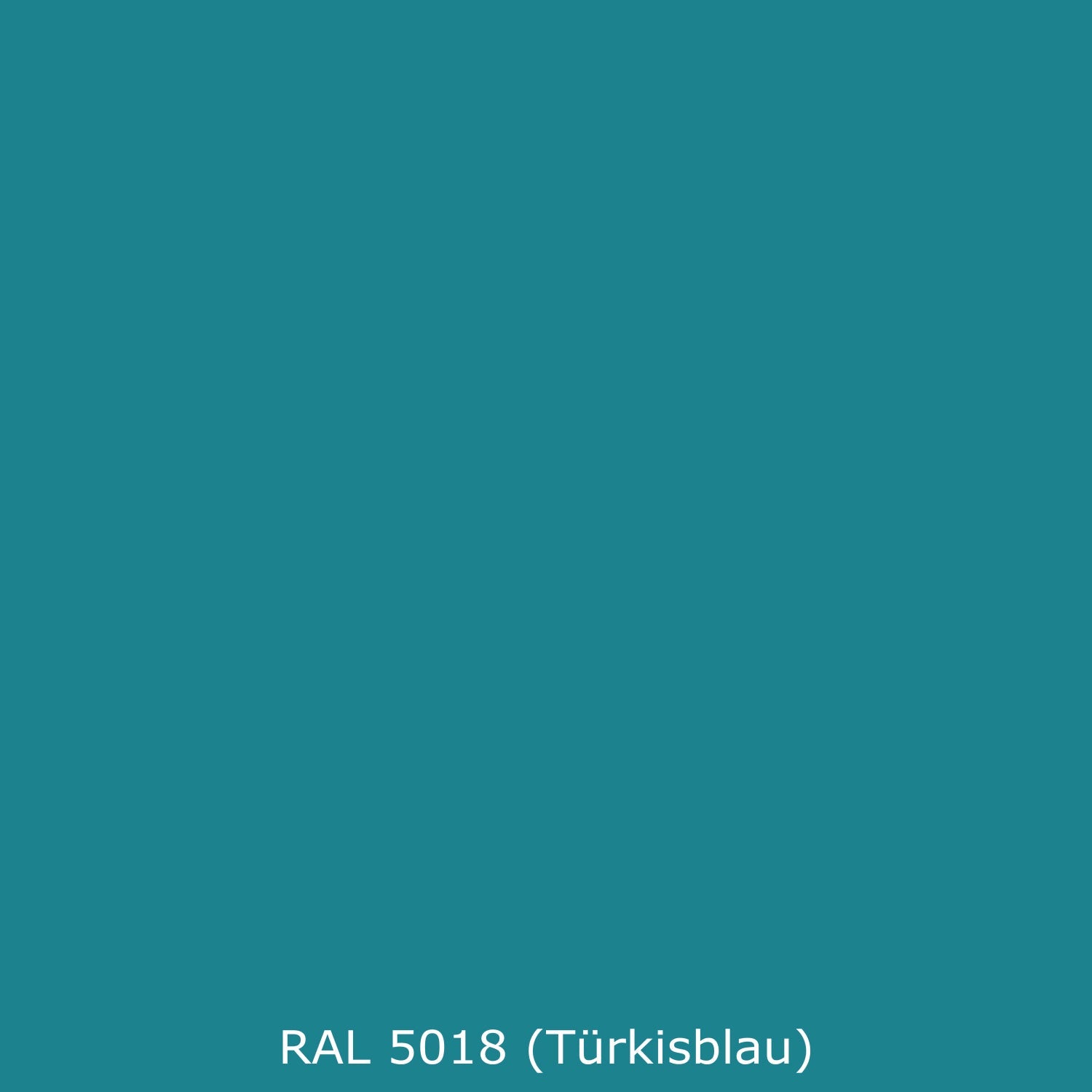 Badewannenverkleidung Einfarbig RAL 5018 Türkisblau