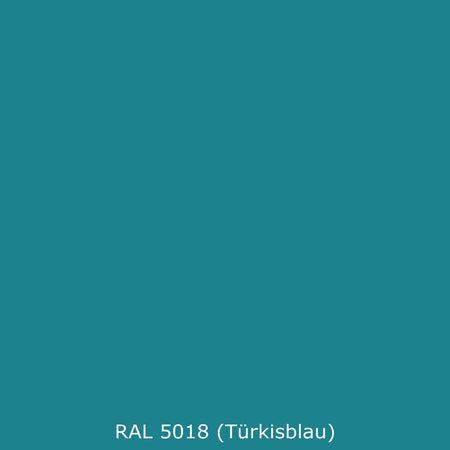 Badewannenverkleidung Einfarbig RAL 5018 Türkisblau
