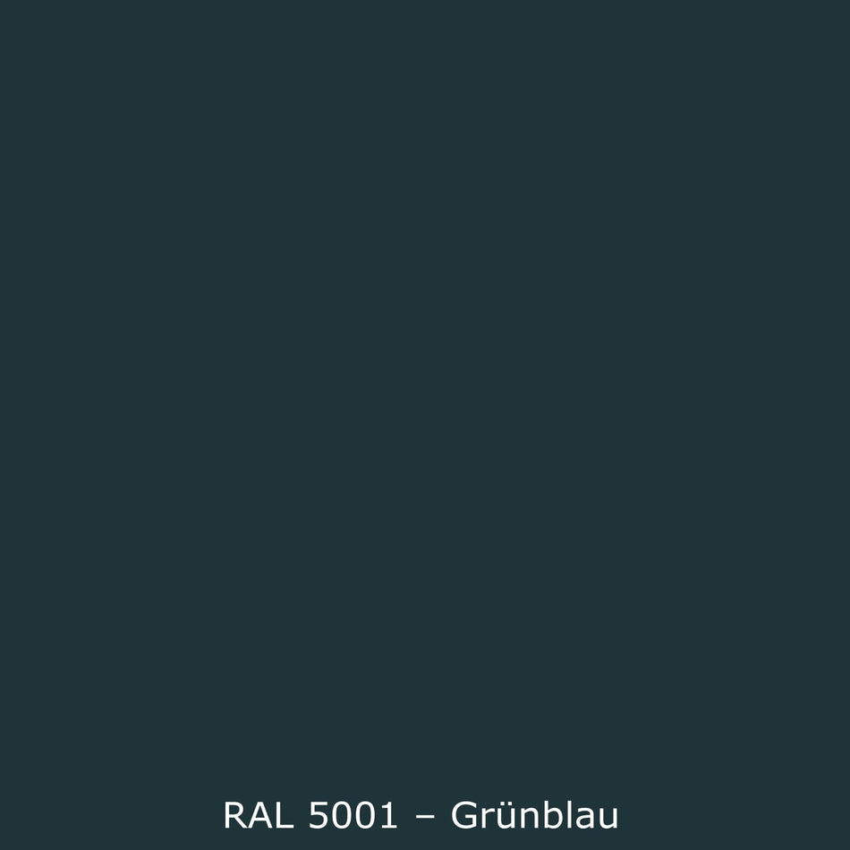 Waschbeckenrückwand Einfarbig RAL 5001 Grünblau