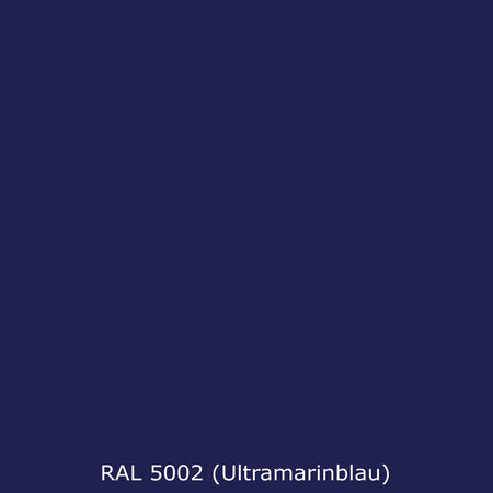 Waschbeckenrückwand Einfarbig RAL 5002 Ultramarinblau