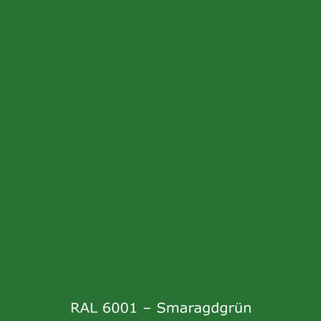 Badrückwand Einfarbig RAL 6001 Smaragdgrün