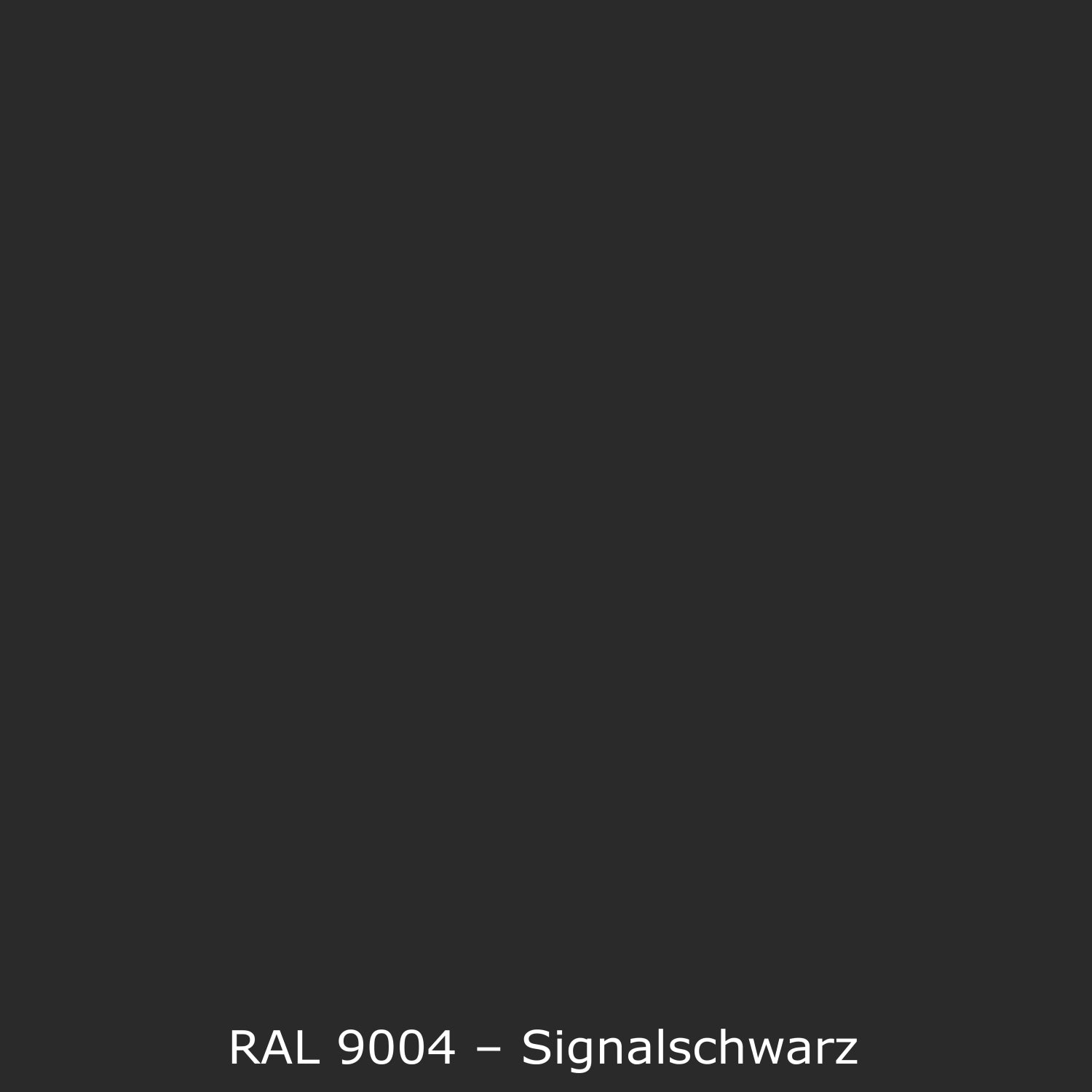 Badrückwand Einfarbig RAL 9004 Signalschwarz