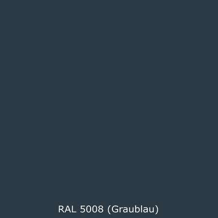 Badewannenverkleidung Einfarbig RAL 5008 Graublau