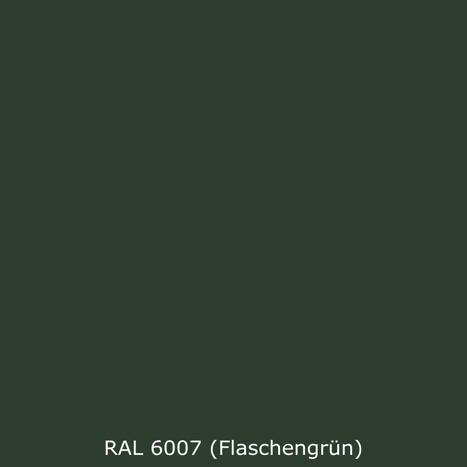 Badrückwand Einfarbig RAL 6007 Flaschengrün
