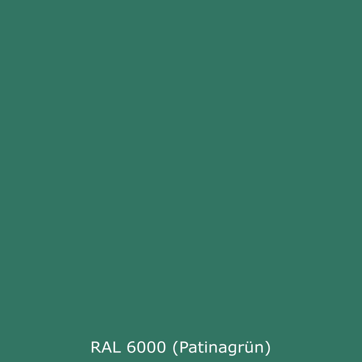 Waschbeckenrückwand Einfarbig RAL 6000 – Platinagrün