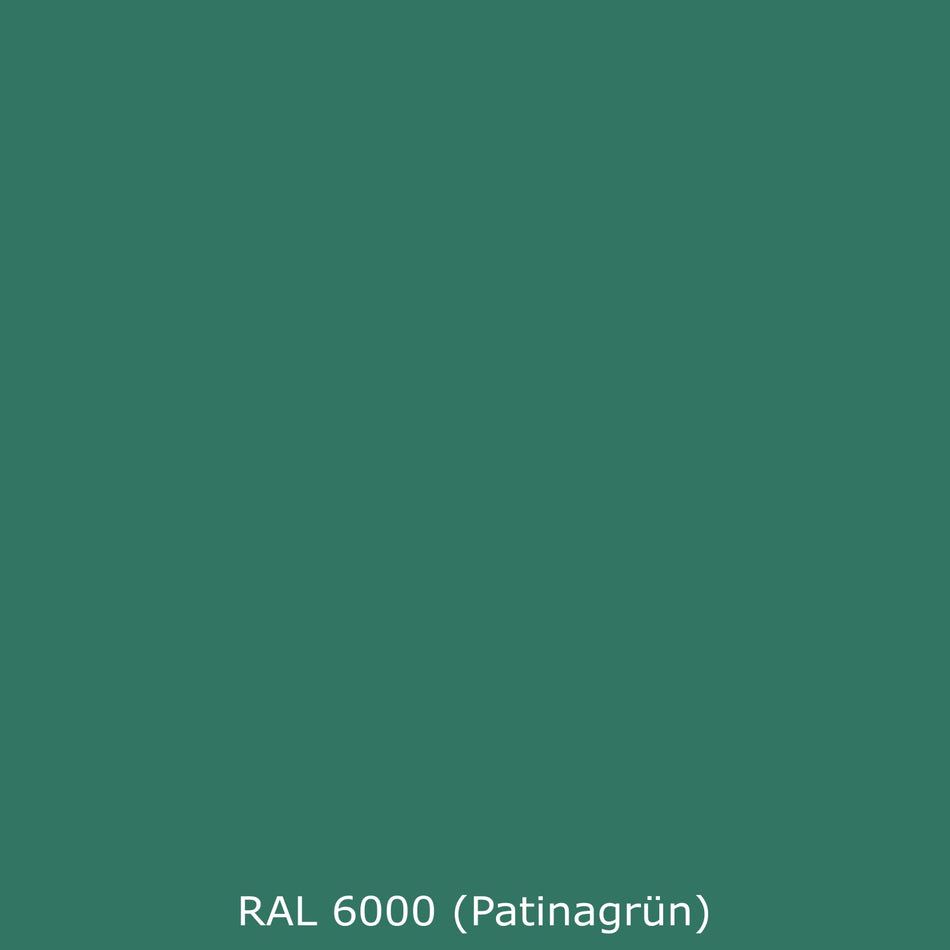 Waschbeckenrückwand Einfarbig RAL 6000 – Platinagrün