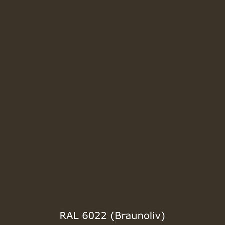 Waschbeckenrückwand Einfarbig RAL 6022 Braunoliv