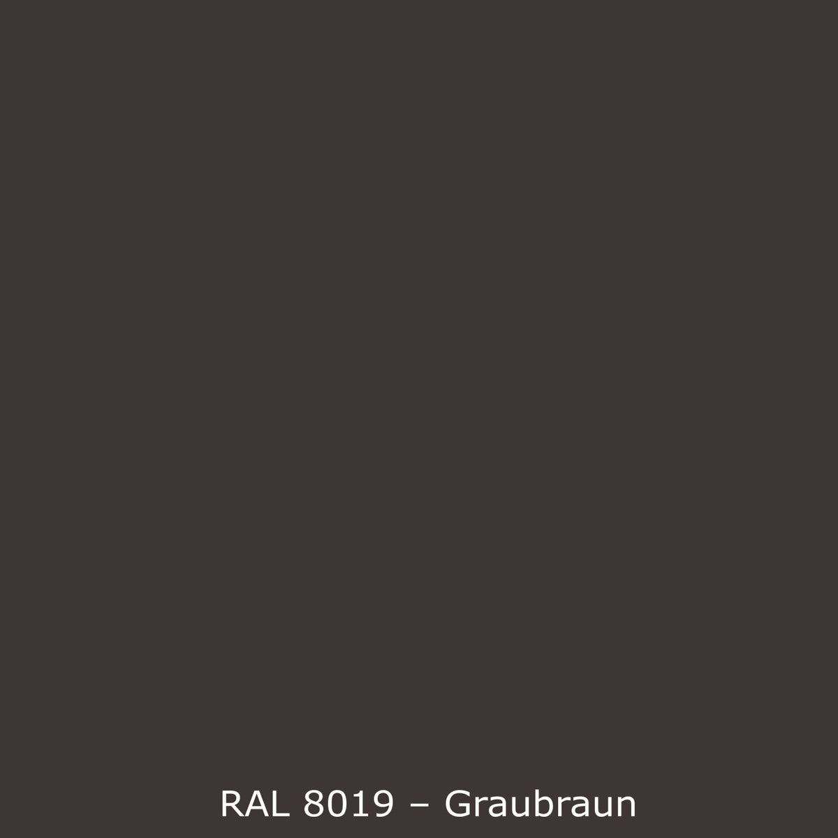 Waschbeckenrückwand Einfarbig RAL 8019 Graubraun