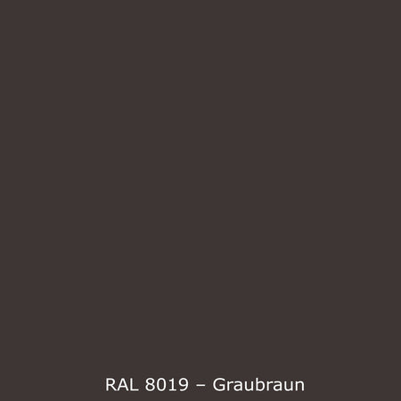 Badewannenverkleidung Einfarbig RAL 8019 Graubraun