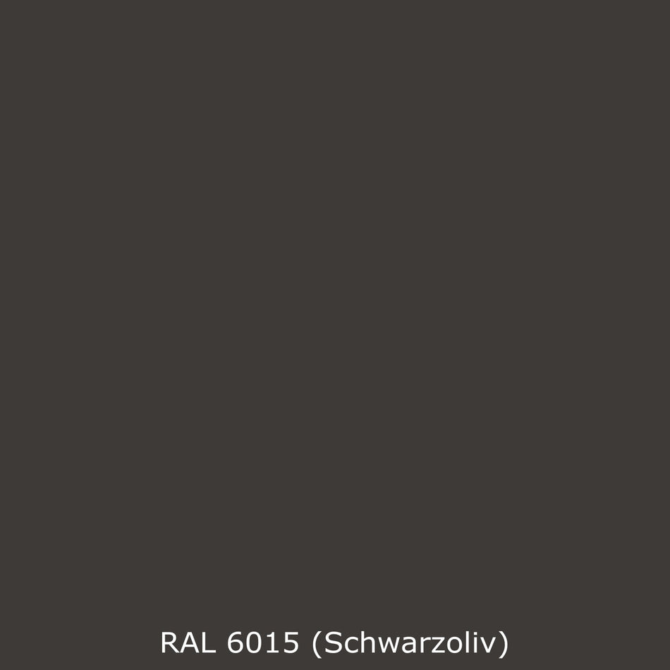 Badrückwand Einfarbig RAL 6015 Schwarzoliv