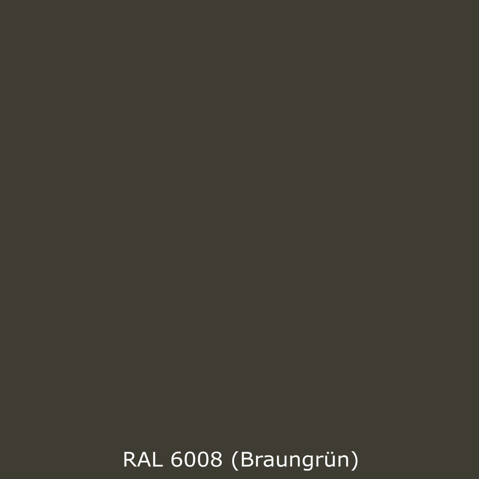 Waschbeckenrückwand Einfarbig RAL 6008 Braungrün