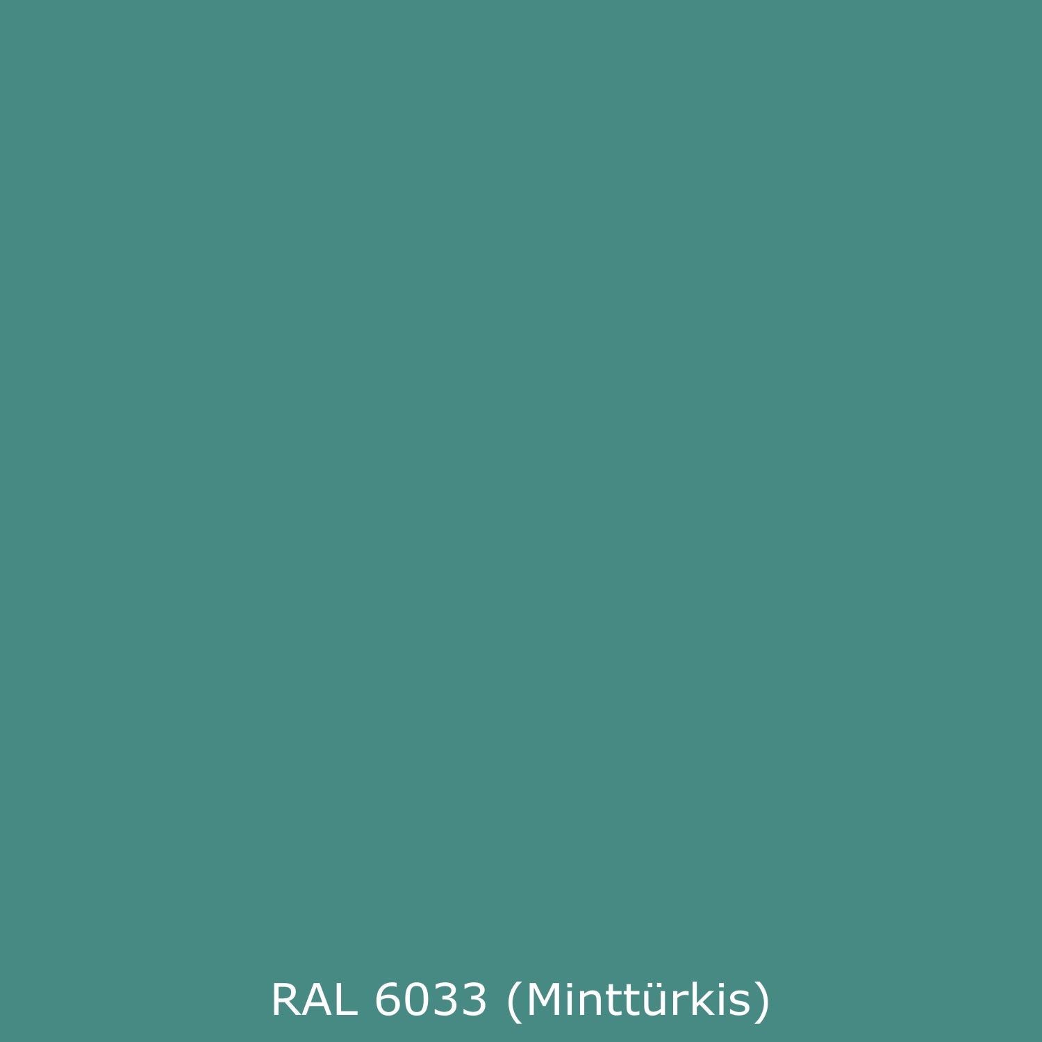 Waschbeckenrückwand Einfarbig RAL 6033 Minttürkis