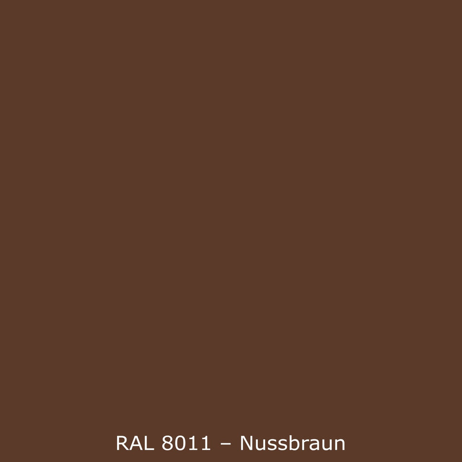 Waschbeckenrückwand Einfarbig RAL 8011 Nussbraun