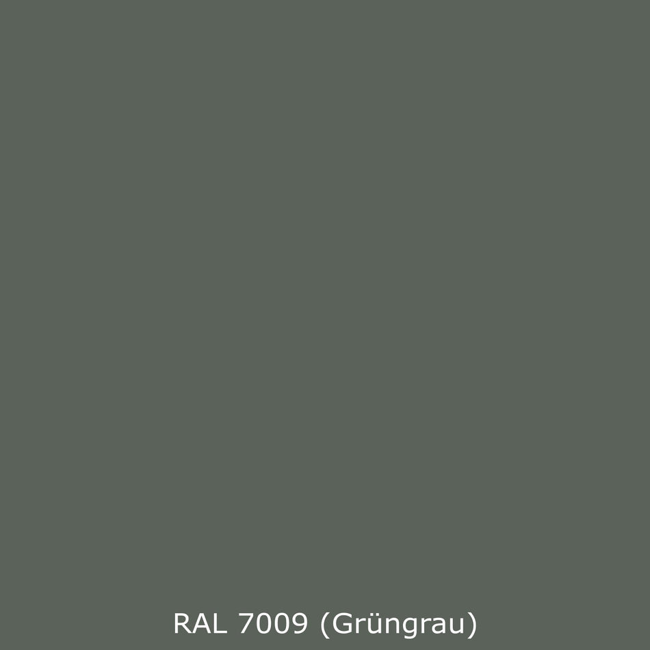 Badrückwand Einfarbig RAL 7009 Grüngrau