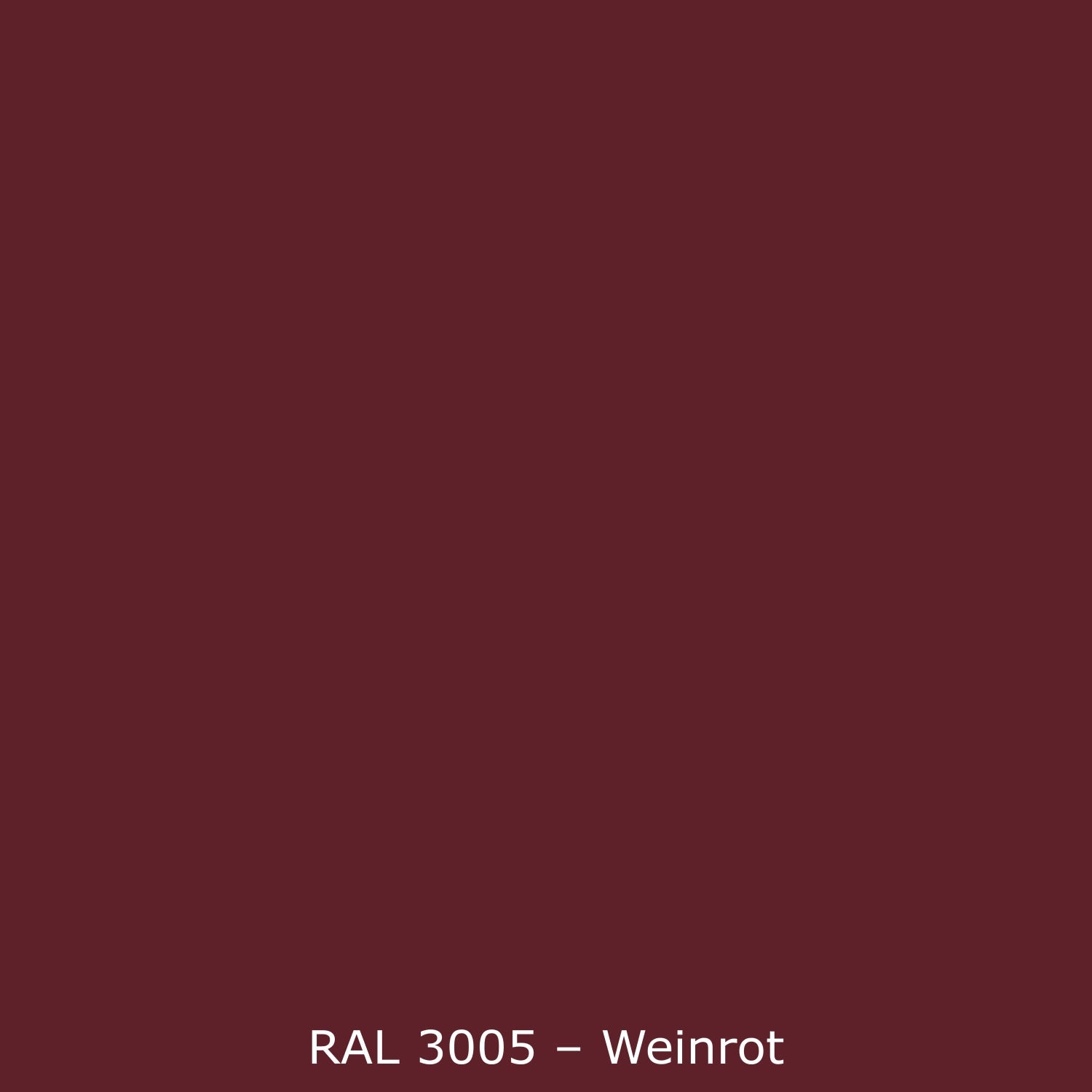 Badrückwand Einfarbig RAL 3005 Weinrot
