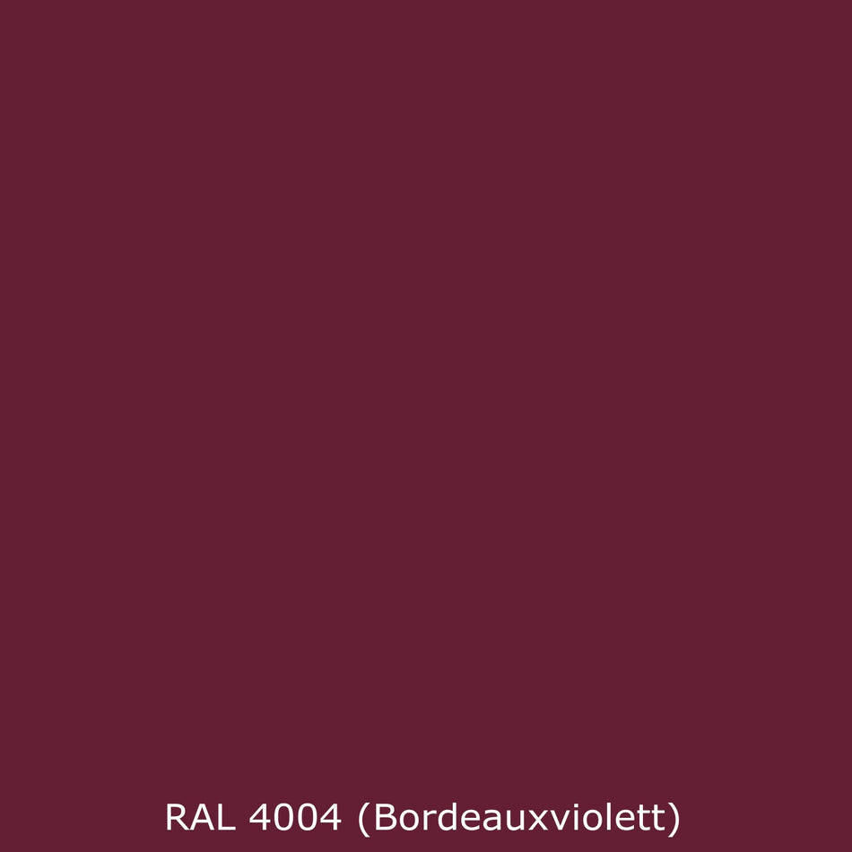 Waschbeckenrückwand Einfarbig RAL 4004 Bordeauxviolett