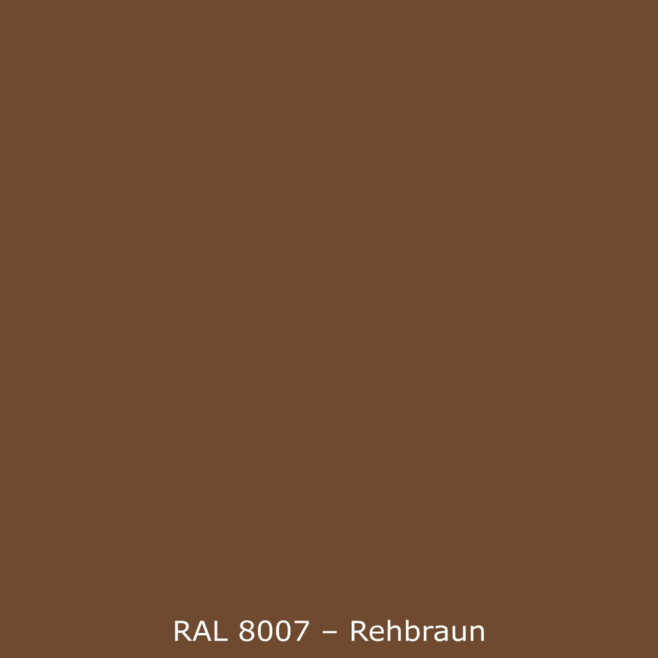 Waschbeckenrückwand Einfarbig RAL 8007 Rehbraun