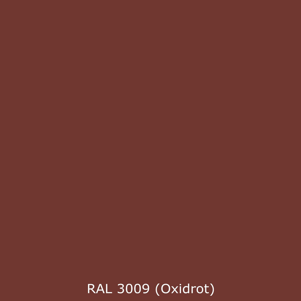 Badrückwand Einfarbig RAL 3009 Oxidrot