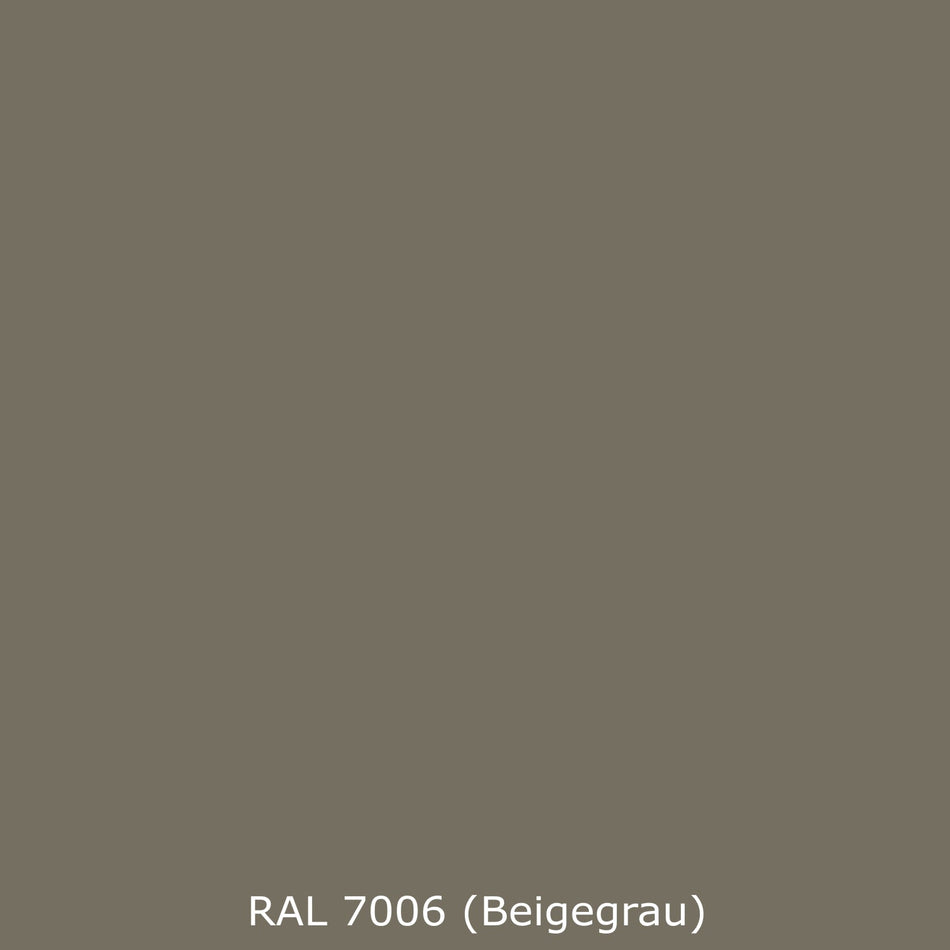 Badrückwand Einfarbig RAL 7006 Beigegrau
