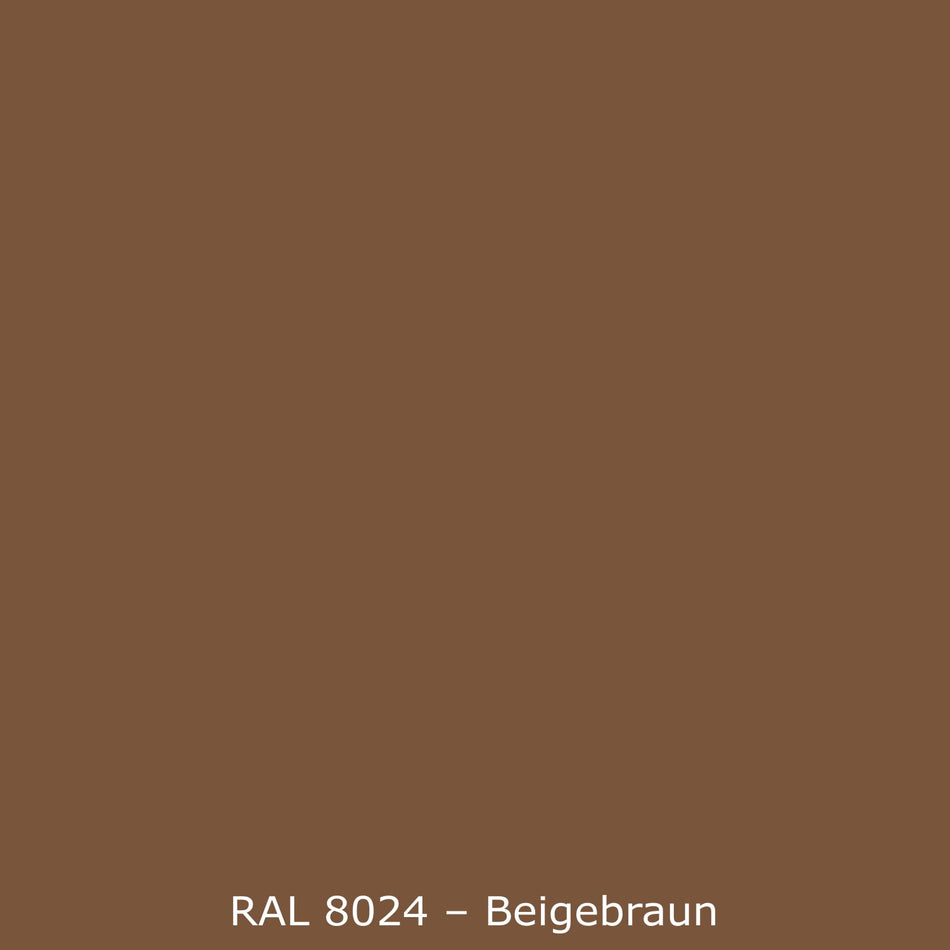 Waschbeckenrückwand Einfarbig RAL 8024 Beigebraun