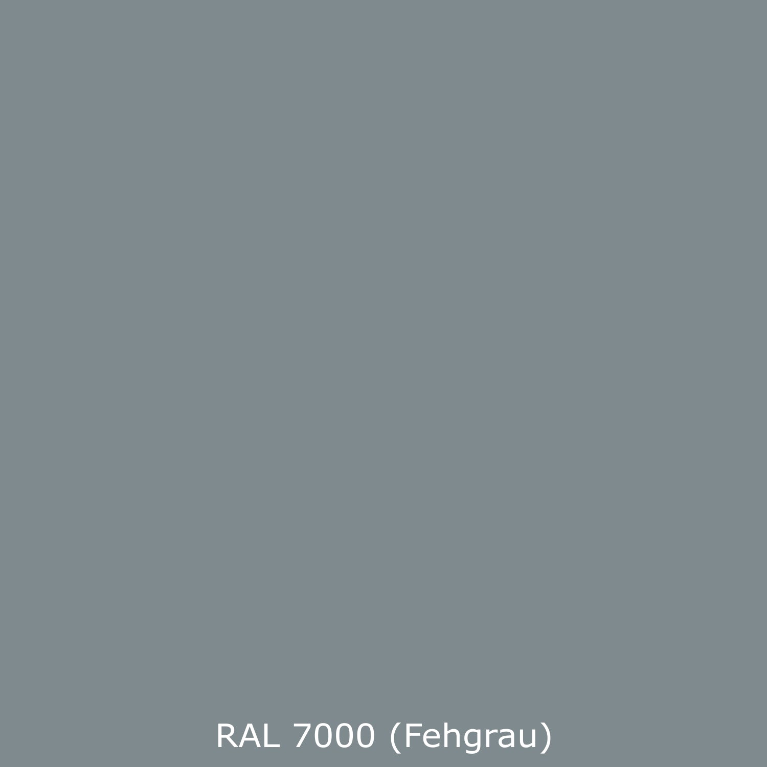 Badrückwand Einfarbig RAL 7000 Fehgrau