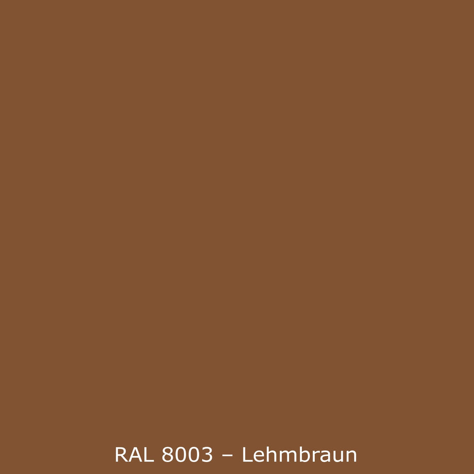Badewannenverkleidung Einfarbig RAL 8003 Lehmbraun