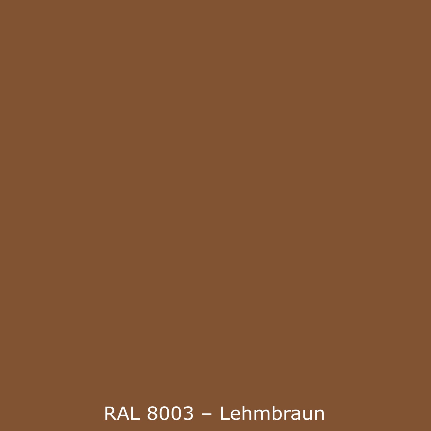 Badrückwand Einfarbig RAL 8003 Lehmbraun