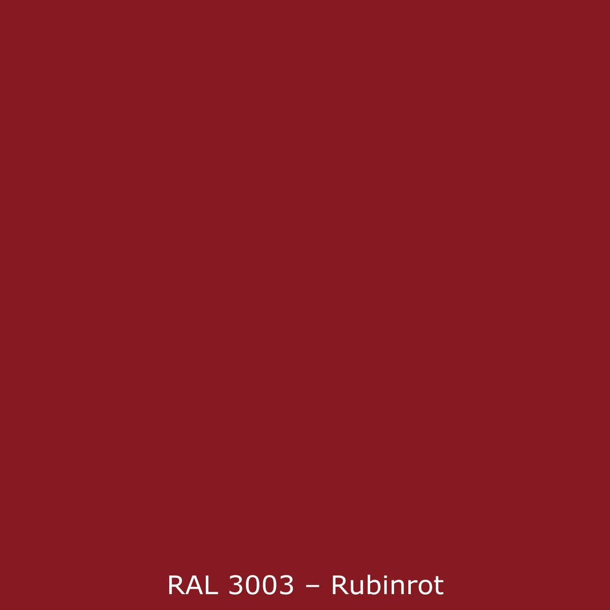 Waschbeckenrückwand Einfarbig RAL 3003 Rubinrot