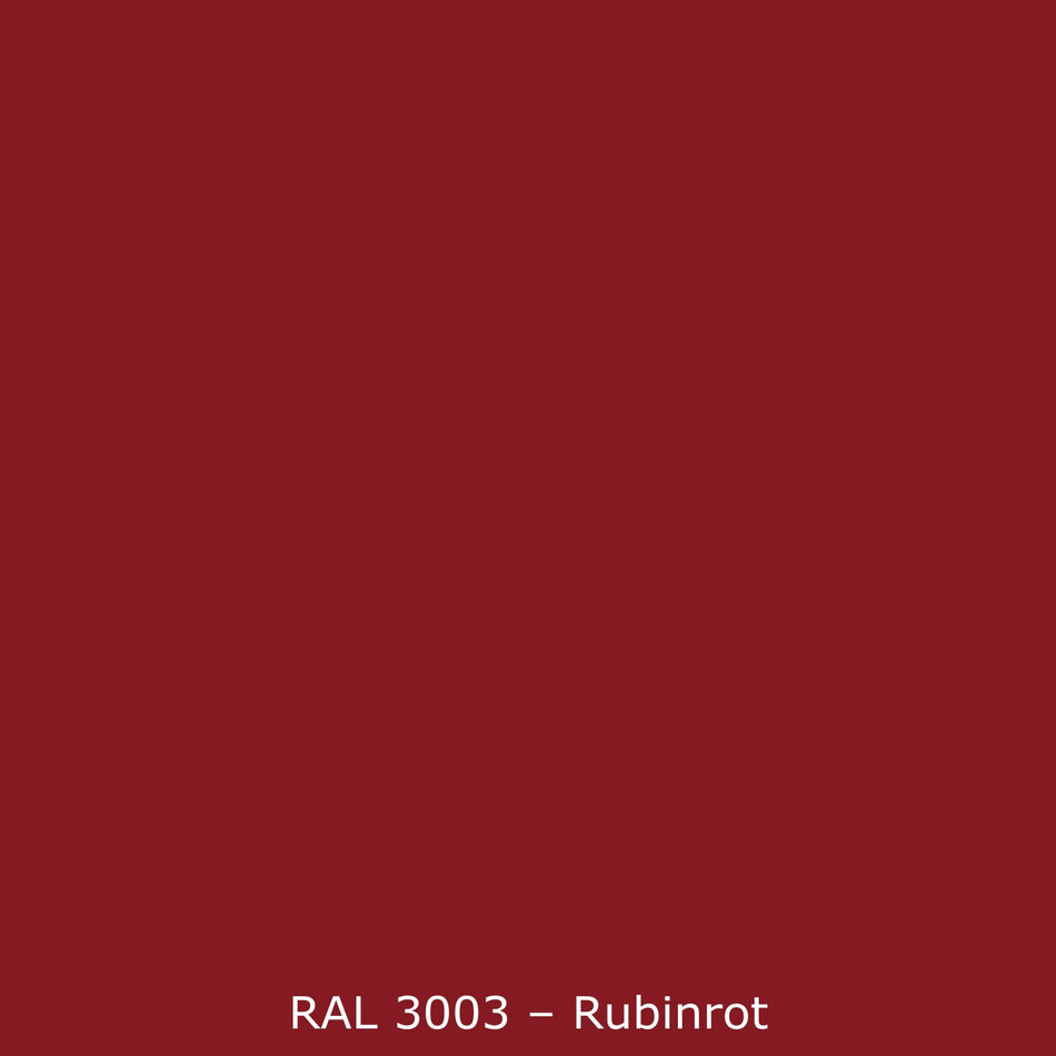 Waschbeckenrückwand Einfarbig RAL 3003 Rubinrot
