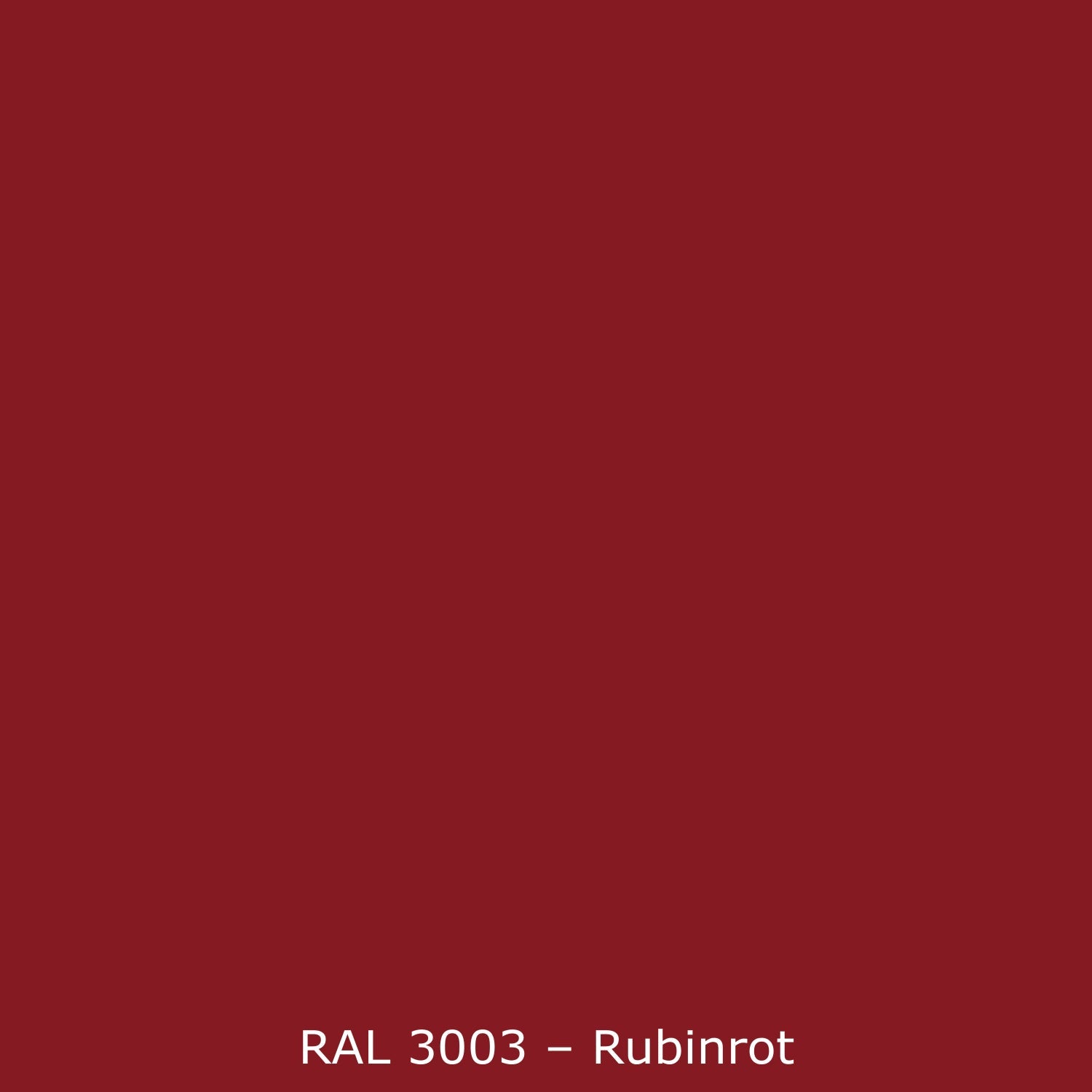 Badrückwand Einfarbig RAL 3003 Rubinrot
