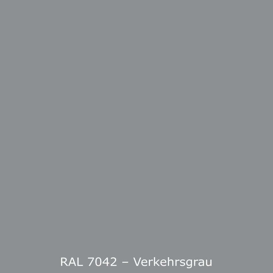 Badrückwand Einfarbig RAL 7042 Verkehrsgrau