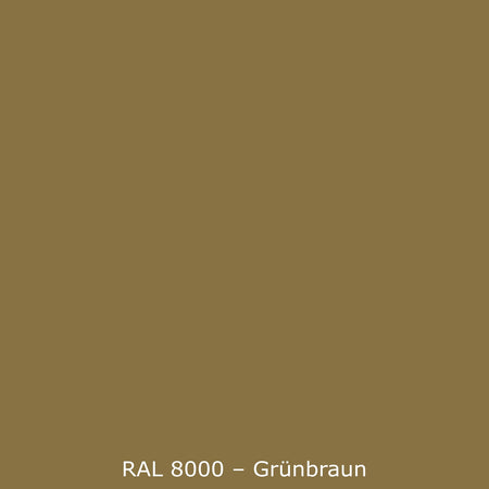 Waschbeckenrückwand Einfarbig RAL 8000 Grünbraun
