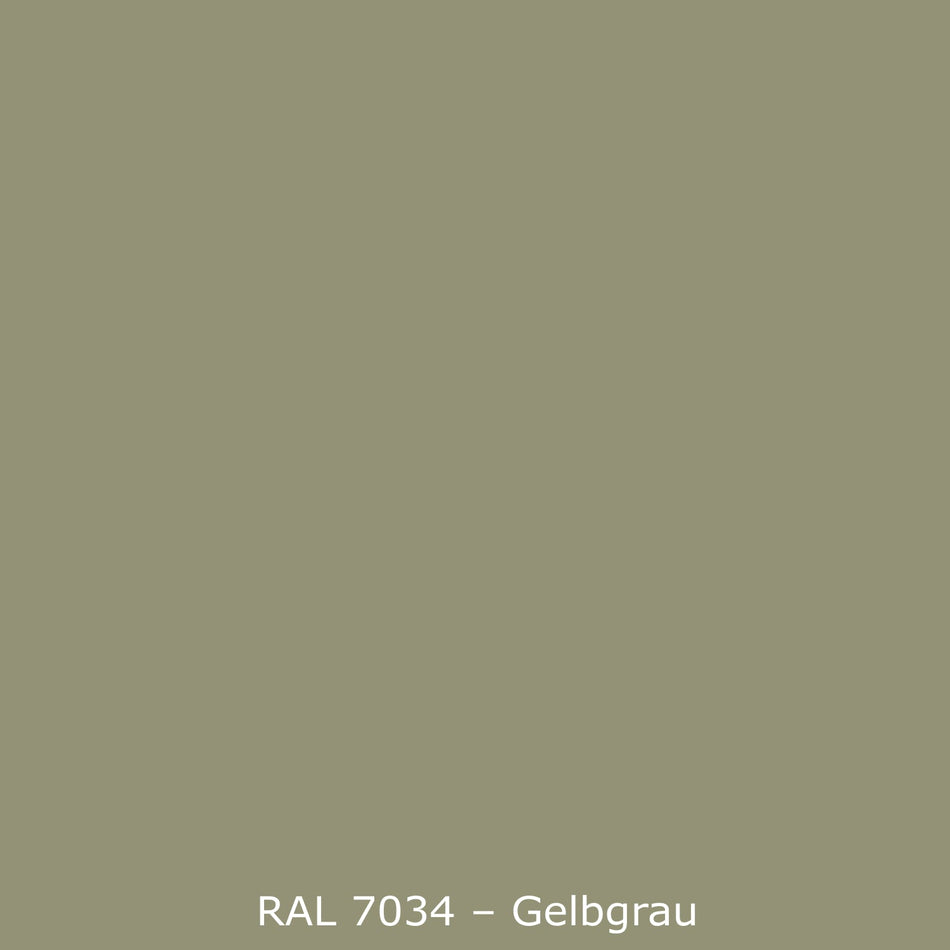 Waschbeckenrückwand Einfarbig RAL 7034 Gelbgrau