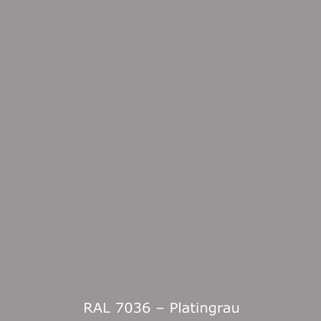 Badrückwand Einfarbig RAL 7036 Platingrau