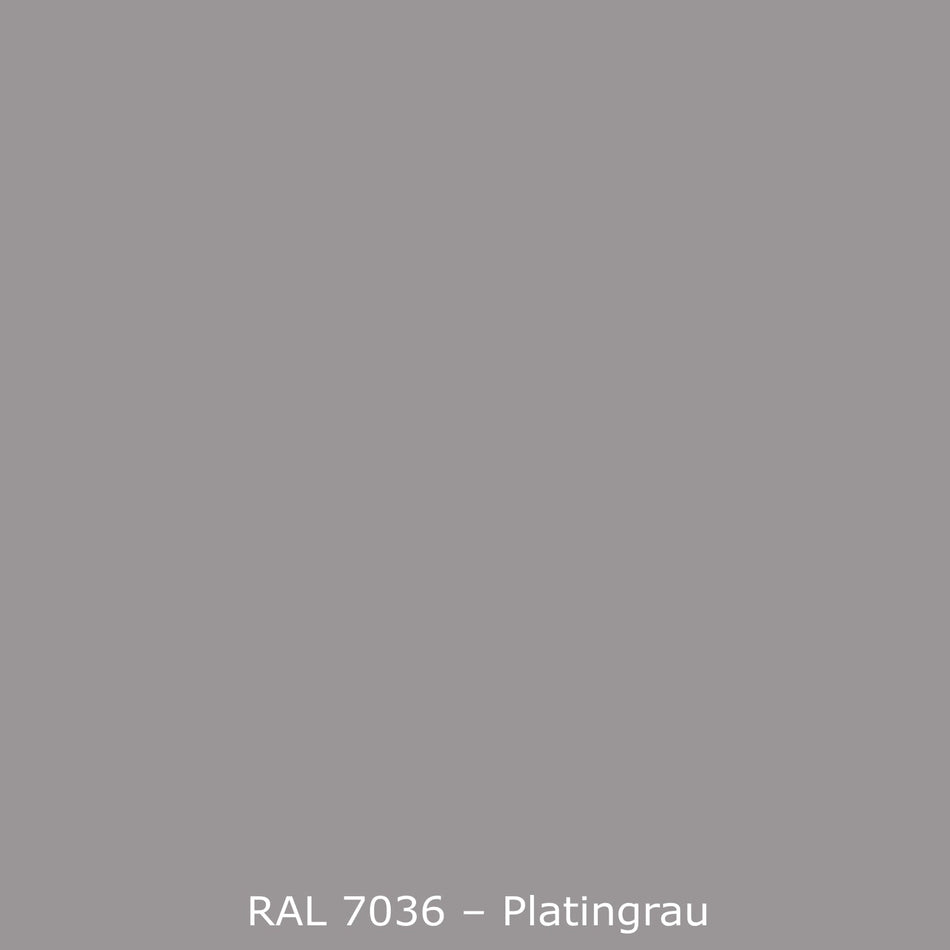 Badrückwand Einfarbig RAL 7036 Platingrau