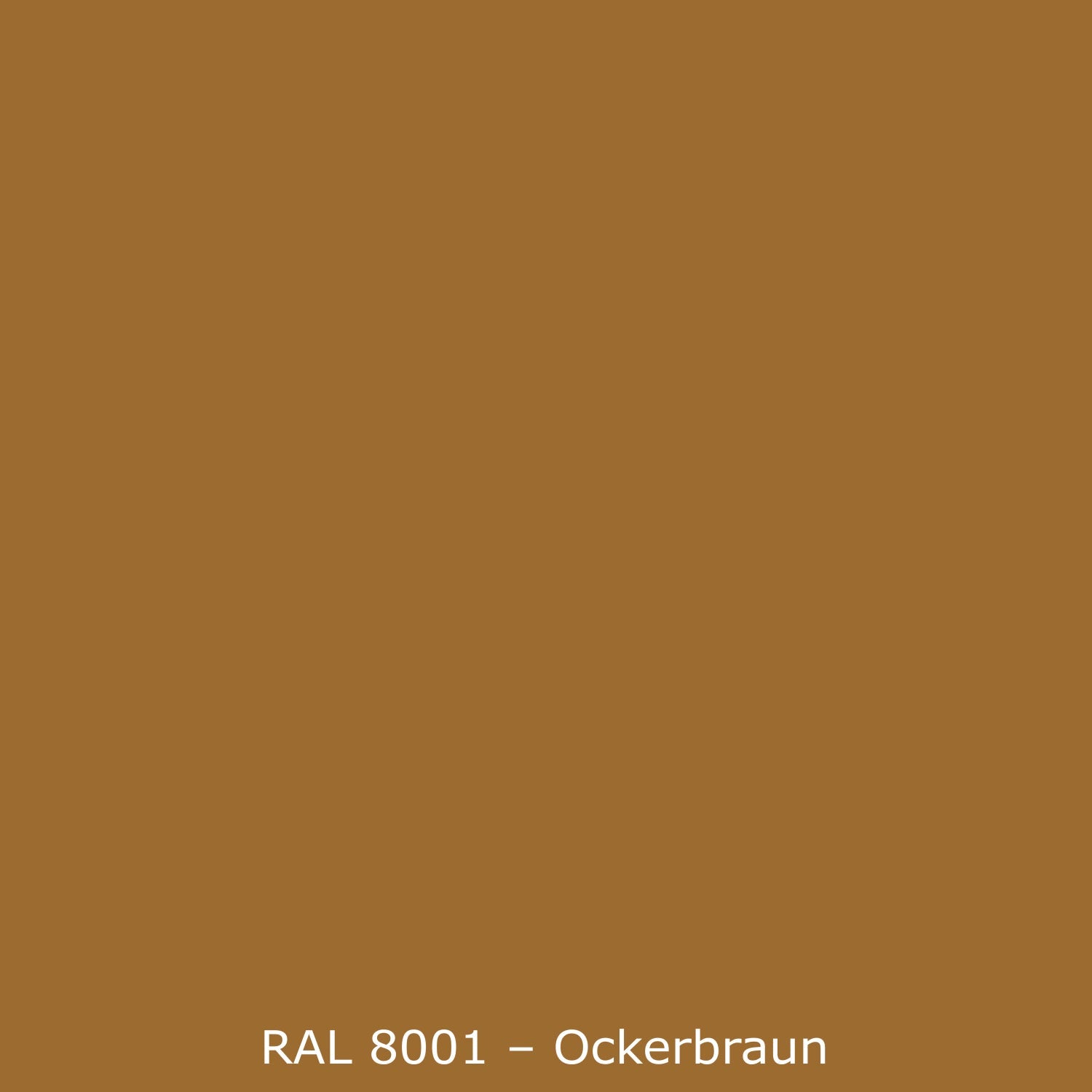 Waschbeckenrückwand Einfarbig RAL 8001 Ockerbraun
