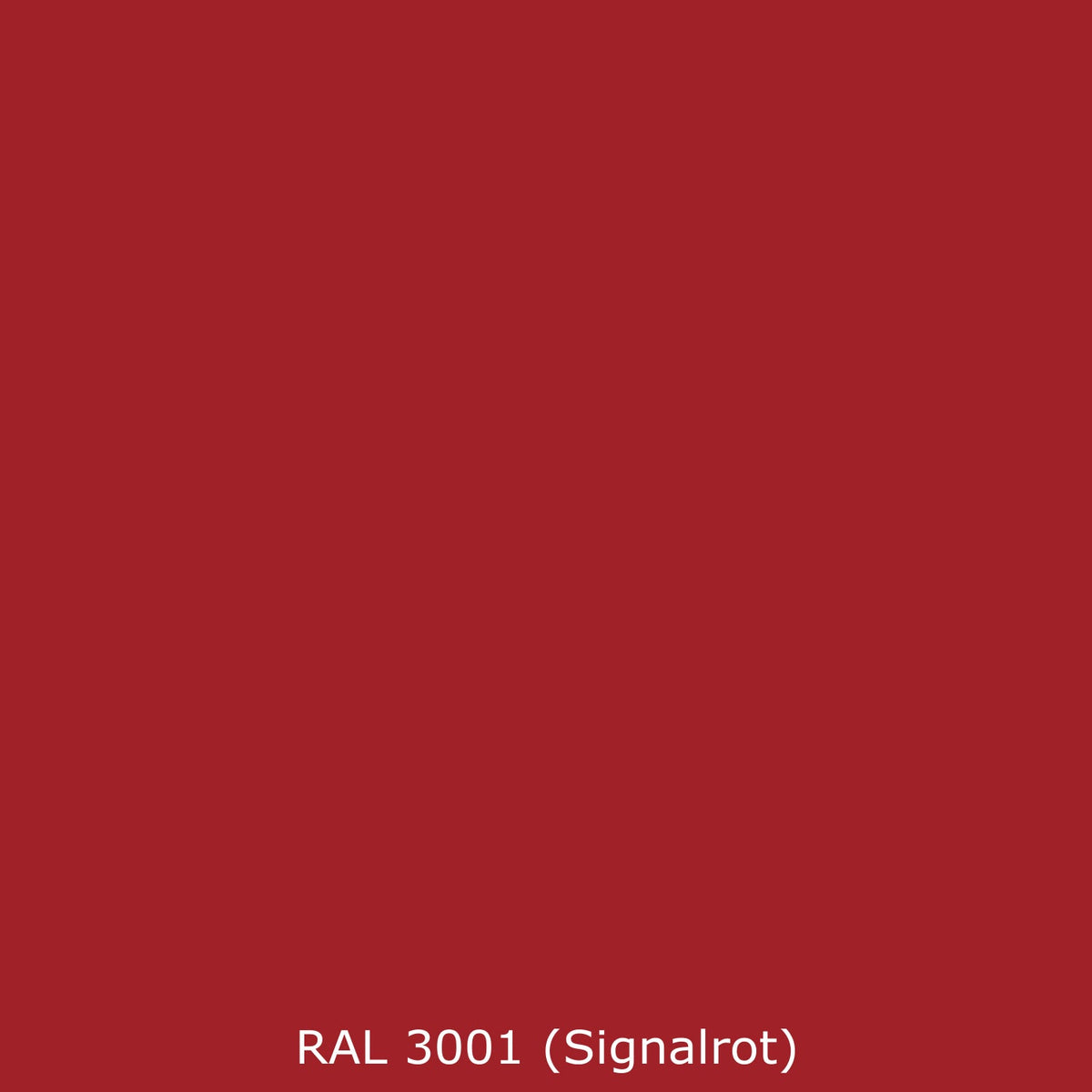 Badrückwand Einfarbig RAL 3001 Signalrot