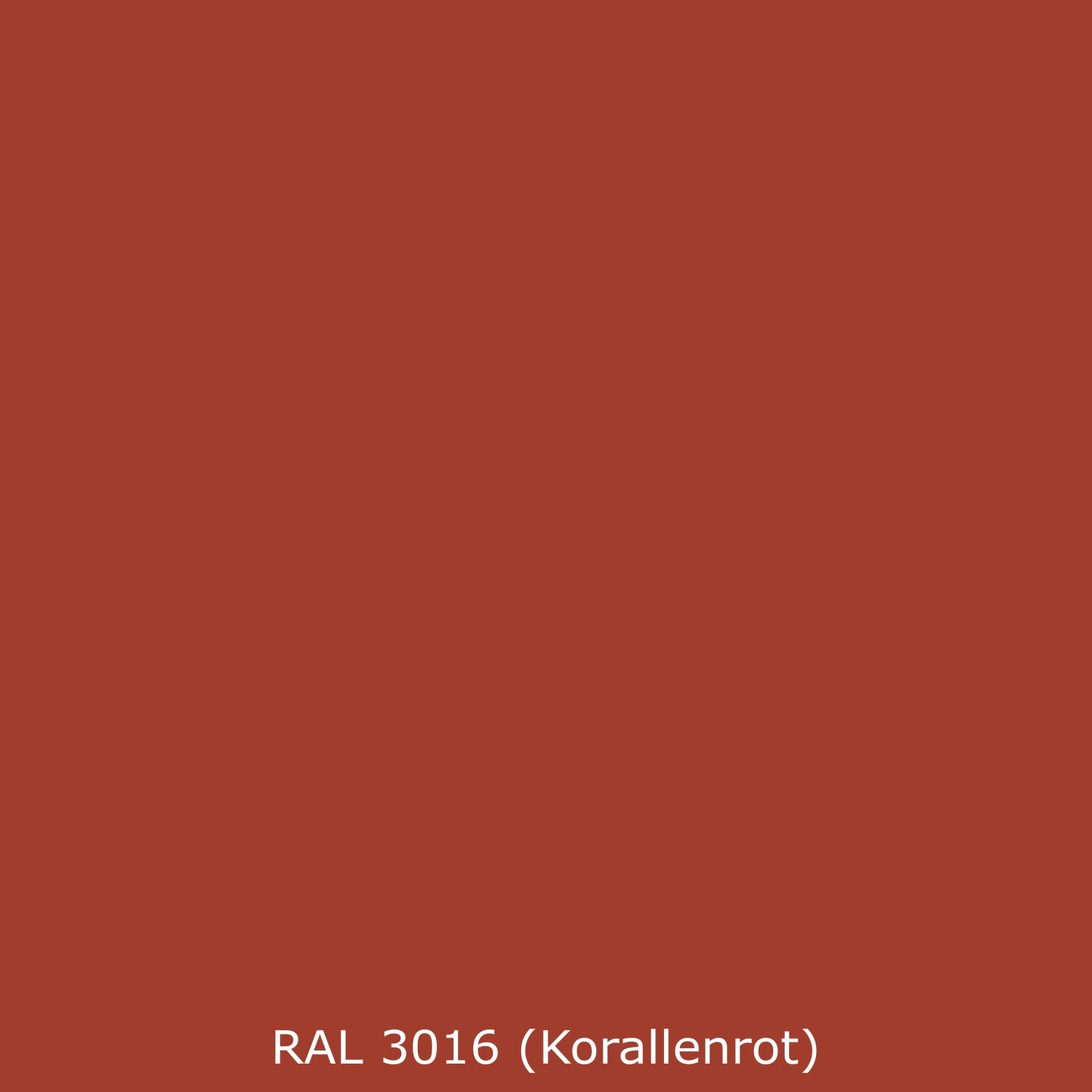 Waschbeckenrückwand Einfarbig RAL 3016 Korallenrot