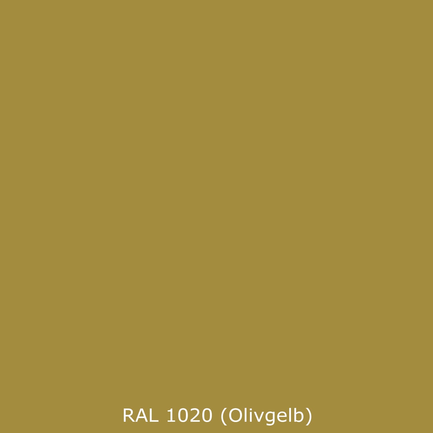 Waschbeckenrückwand Einfarbig RAL 1020 Olivgelb
