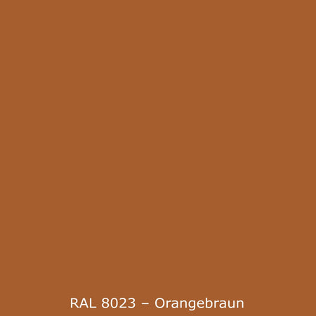 Badewannenverkleidung Einfarbig RAL 8023 Orangbraun