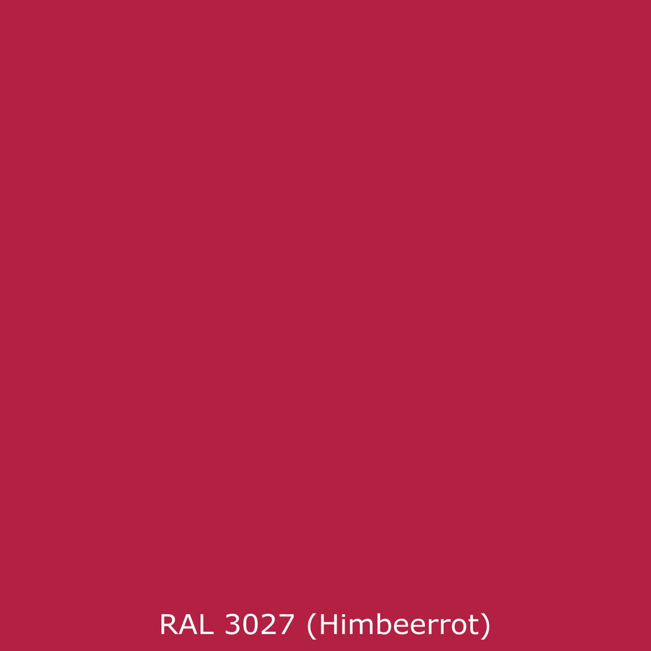 Waschbeckenrückwand Einfarbig RAL 3027 Himbeerrot