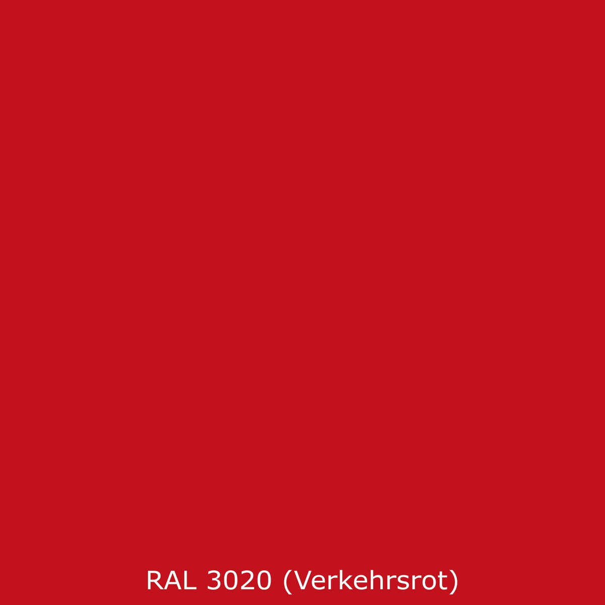 Badewannenverkleidung Einfarbig RAL 3020 Verkehrsrot