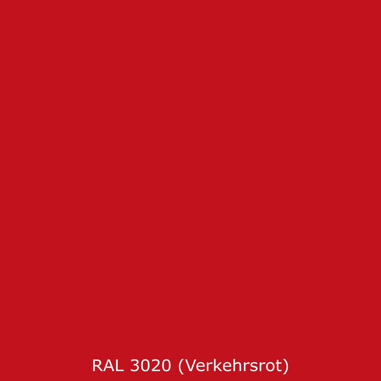 Badewannenverkleidung Einfarbig RAL 3020 Verkehrsrot