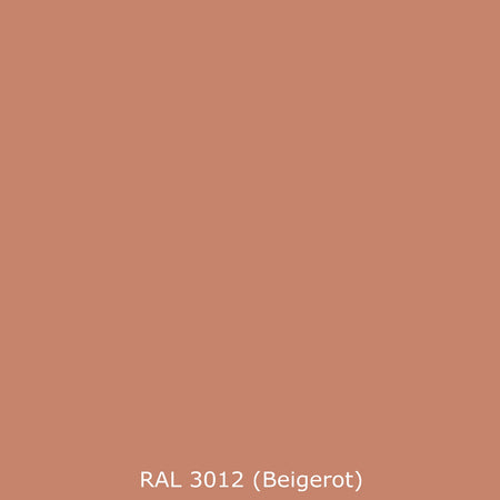 Waschbeckenrückwand Einfarbig RAL 3012 Beigerot