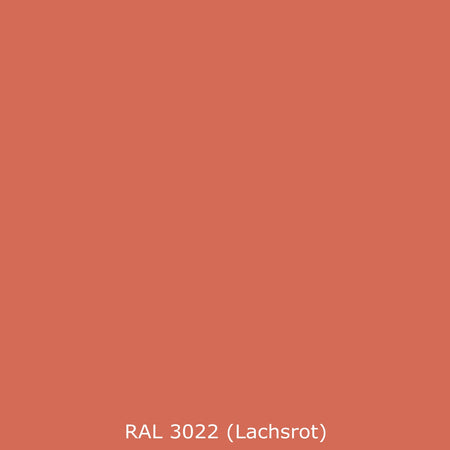 Badrückwand Einfarbig RAL 3022 Lachsrot