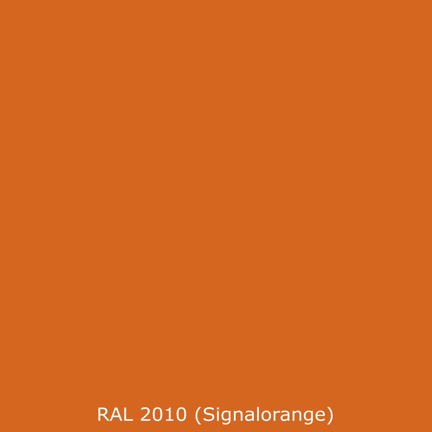 Waschbeckenrückwand Einfarbig RAL 2010 Signalorange