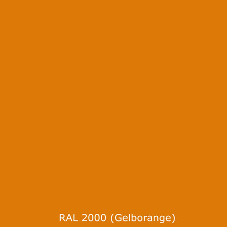 Waschbeckenrückwand Einfarbig RAL 2000 Gelborange